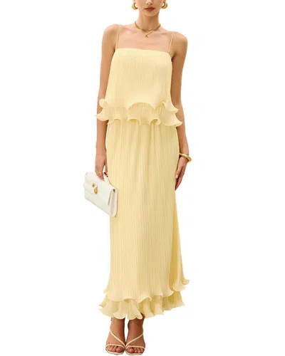 Dilireba 2pc Top & Skirt Set In Yellow