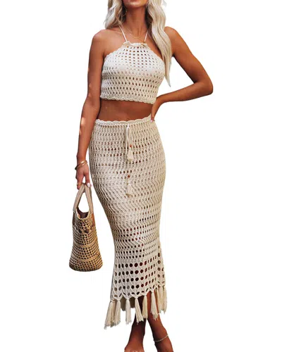 Dilireba 2pc Top & Skirt Set In Multi