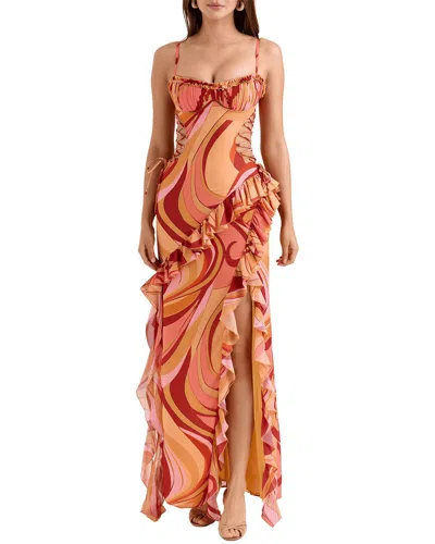 Dilireba Maxi Dress In Multi