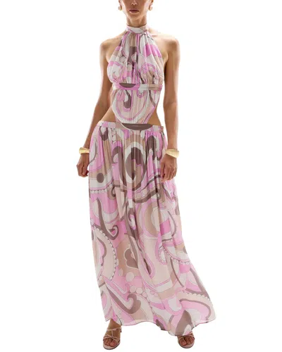 Dilireba Maxi Dress In Multi
