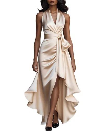 Dilireba Maxi Dress In Apricot