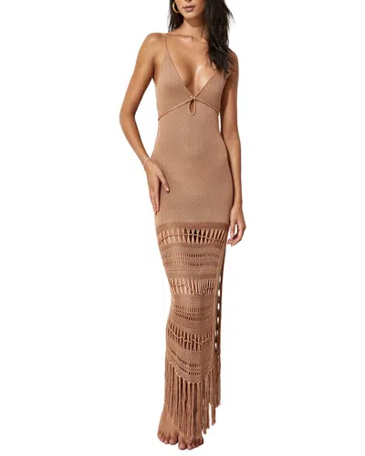 Dilireba Maxi Dress In Brown