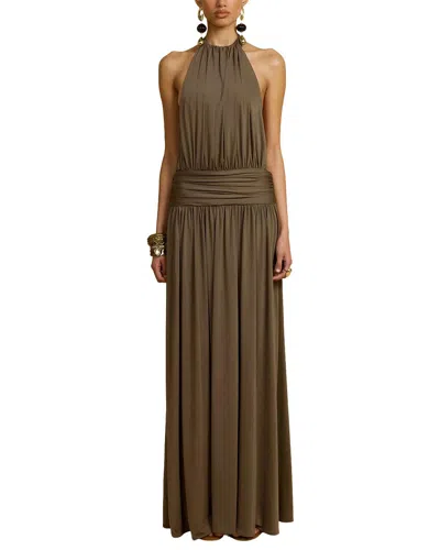 Dilireba Maxi Dress In Coffee