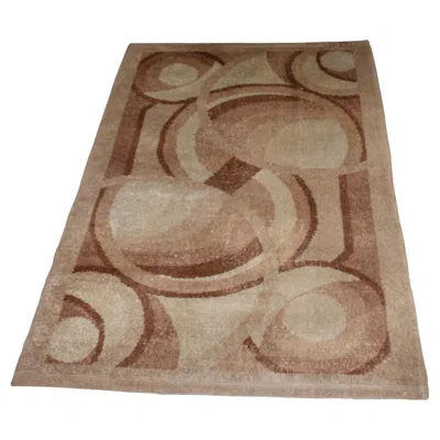 Pre-owned D.i.m. Decoration Intérieure Moderne Dim French Deco Rug In Brown