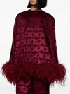 Dima Ayad Long-sleeve Blouse In Red