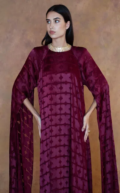Dima Ayad Moda Operandi In Burgundy