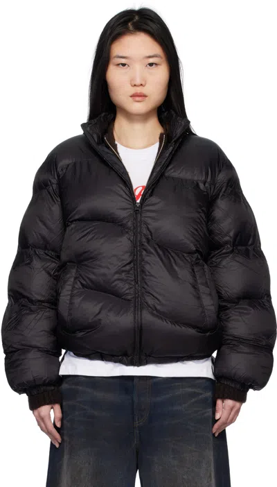 Dime Black Classic Ripstop Puffer Jacket