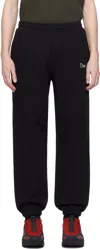 Dime Black Classic Small Logo Sweatpants In Black