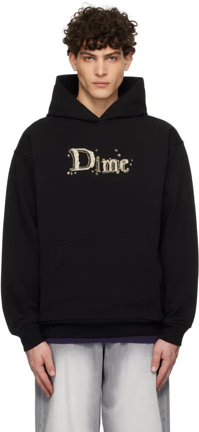 Dime Black Classic Stone Hoodie