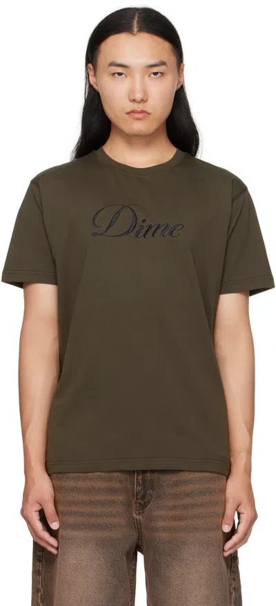 Dime Black Cursive T-shirt