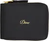 Dime Cursive Zip-around Leather Wallet