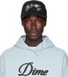 Dime Black Embroidered Fighter Trucker Cap