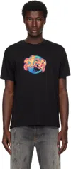 Dime Black Global T-shirt In Black