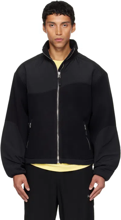 Dime Black Heavyweight Fleece Jacket