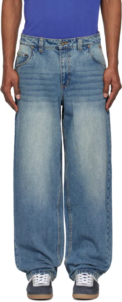 Dime Blue Classic Baggy Jeans