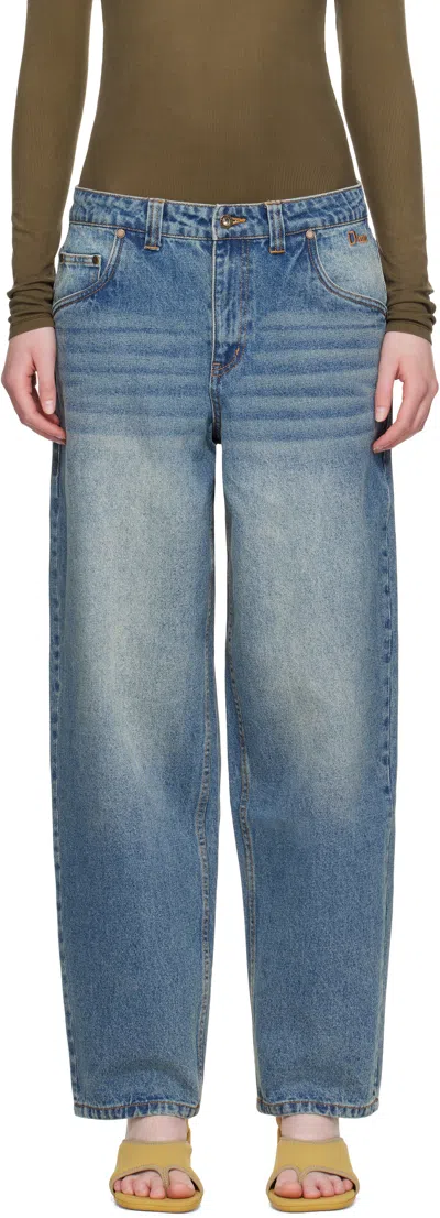Dime Blue Classic Baggy Jeans