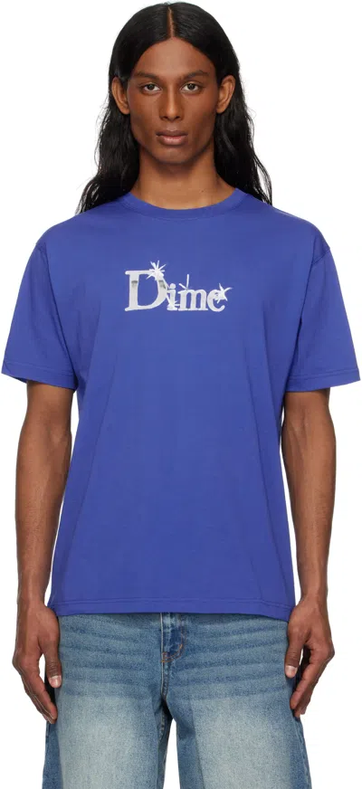 Dime Blue Classic Shiny T-shirt