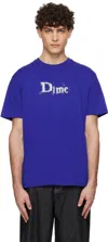 Dime Blue Classic Stone T-shirt In Navy Blue