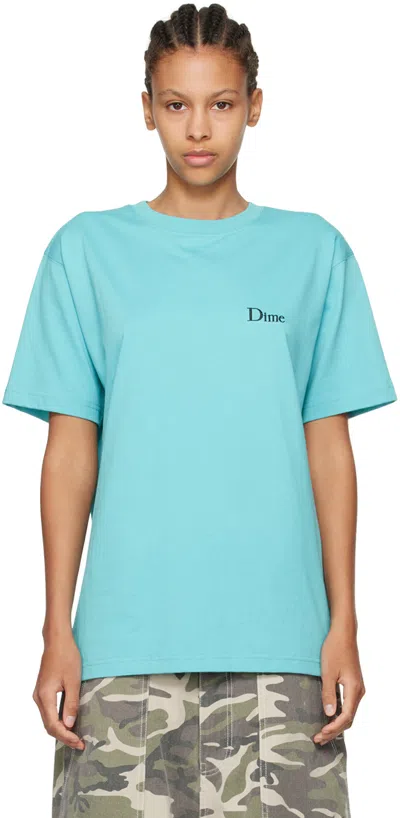 Dime Blue Classic T-shirt In Ocean Blue
