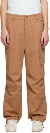 Dime Brown Jurassic Cargo Pants In Light Rust