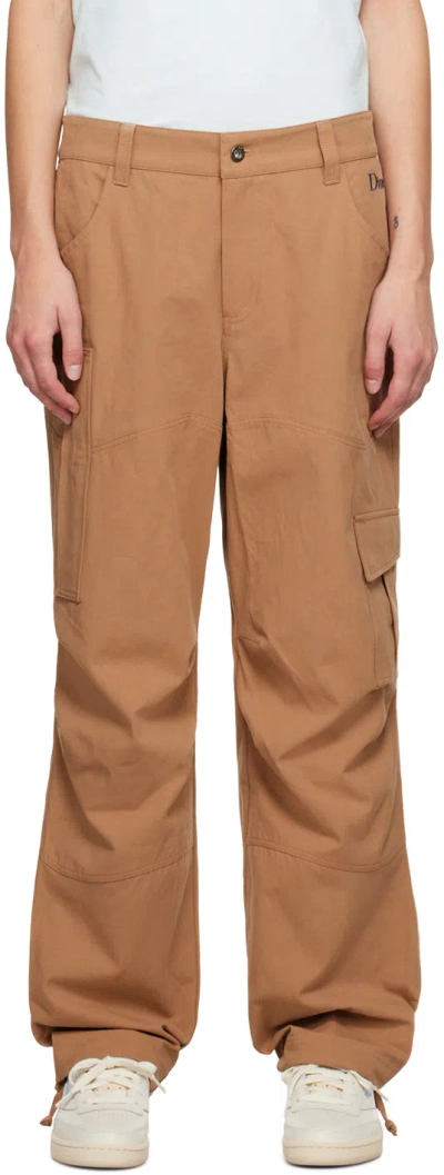 Dime Brown Jurassic Cargo Pants In Light Rust