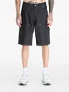 Dime Carpenter Denim Shorts In Black