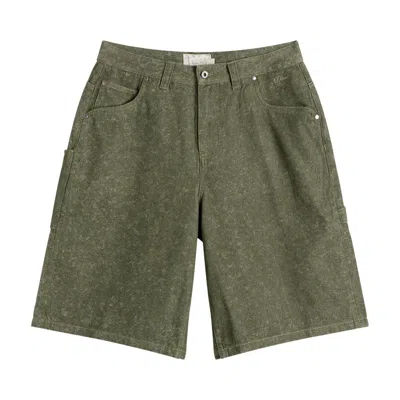 Pre-owned Dime Classic Denim Shorts 'electric Green' | Men's Size 30