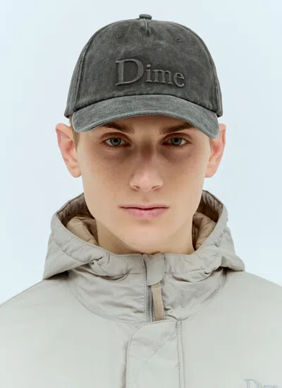 Dime Classic Embossed Baseball Cap In Grey