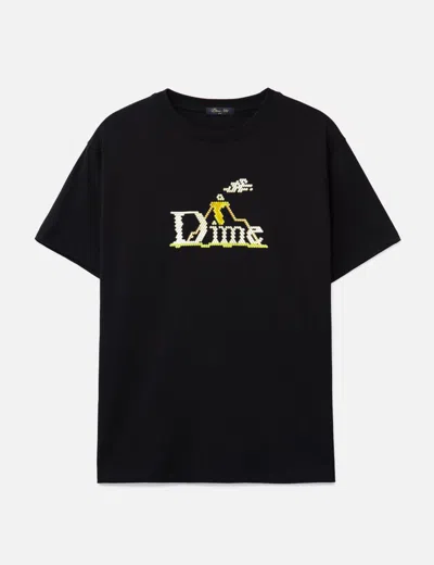 Dime Classic Lightbright T-shirt In Black