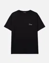 Dime Black Classic Small Logo T-shirt