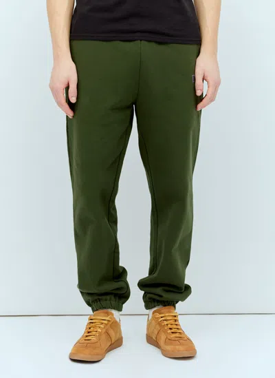 Dime Classic Small Logo Track Pants In Green