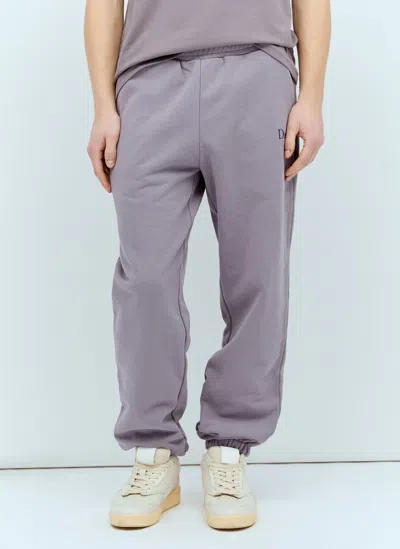Dime Classic Small Logo Track Pants In Purple