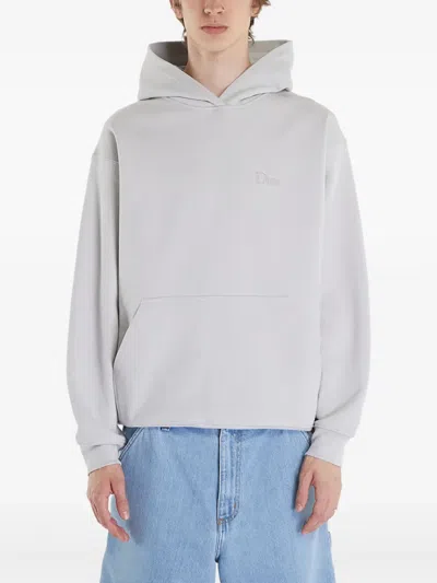 Dime Cotton Hoodie In Gray