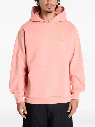 Dime Cotton Hoodie In Pink