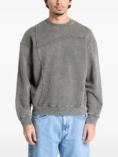Dime Cotton Sweatshirt In Gray