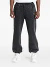 Dime Cotton Track Pants In Black