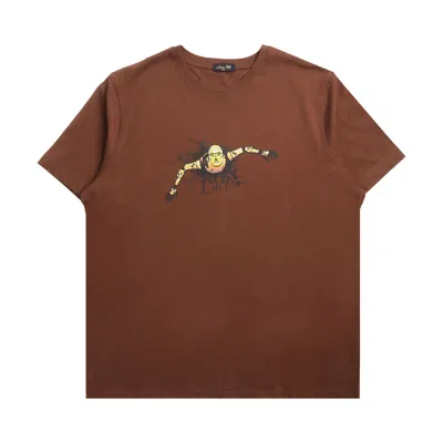Pre-owned Dime Crashed T-shirt 'dark Brown' | Men's Size M