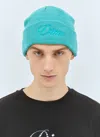 Dime Cursive Beanie Hat In Blue