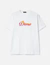 Dime Cursive Cloud T-shirt In White