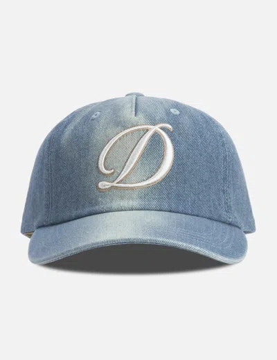 Dime Cursive Denim Worker Cap In Blue/蓝色/藍色/블루/ブルー