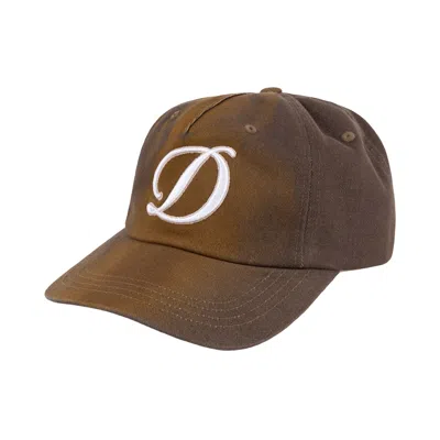 Pre-owned Dime Cursive Denim Worker Cap 'brown Washed' | Men's Size Onesize