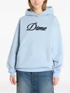 Dime Cursive-logo Hoodie In Blue
