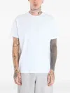 Dime Cursive-logo T-shirt In White