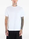 Dime Cursive-logo T-shirt In White