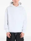 Dime Cursive Small Logo Hoodie In Gray