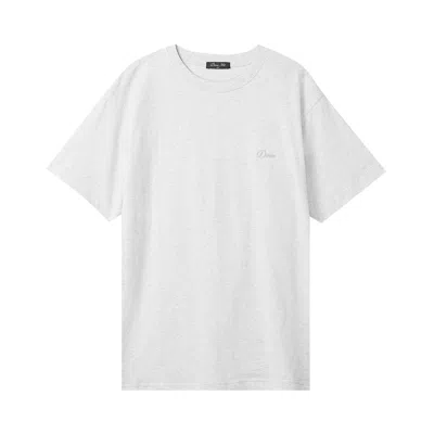 Pre-owned Dime Cursive Small Logo T-shirt 'ash' | Grey | Men's Size M In Gray