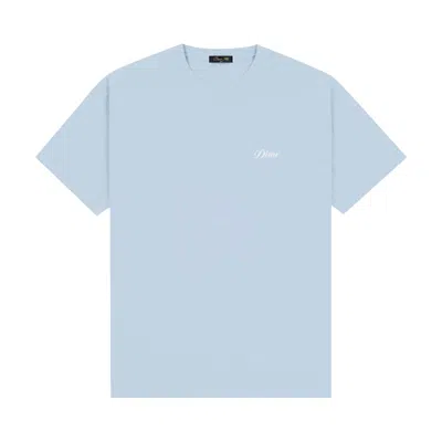 Pre-owned Dime Cursive Small Logo T-shirt 'blue Fog' | Men's Size M