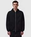 Dime Cursive Small Logo Zip Hoodie In Black