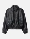 Dime Debossed Wavy Jacket In Black