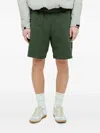 Dime Drawstring-waistband Track Shorts In Green